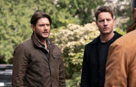 Jensen Ackles as Russell Shaw and Justin Hartley as Colter Shaw — 'Tracker' Season 3 Episode 21 "Chrono Stasis"