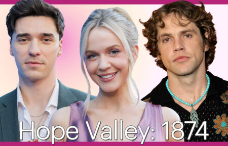 Lachlan Quarmby, Roan Curtis, and Jedidiah Goodacre of 'Hope Valley: 1874'