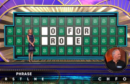 "Wheel of Fortune" contestant Rich Bruno solving the Bonus Round puzzle on May 12, 2026