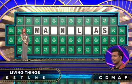 "Wheel of Fortune" contestant Aditya Jain solving the bonus puzzle on May 27, 2026