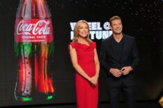 Vanna White and Ryan Seacrest on 'Wheel of Fortune' in collaboration with Coca-Cola