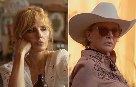 Kelly Reilly as Beth Dutton, Annette Bening as Beulah Jackson in 'Dutton Ranch'