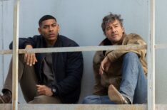 Aaron Pierre and Kyle Chandler in 'Lanterns'