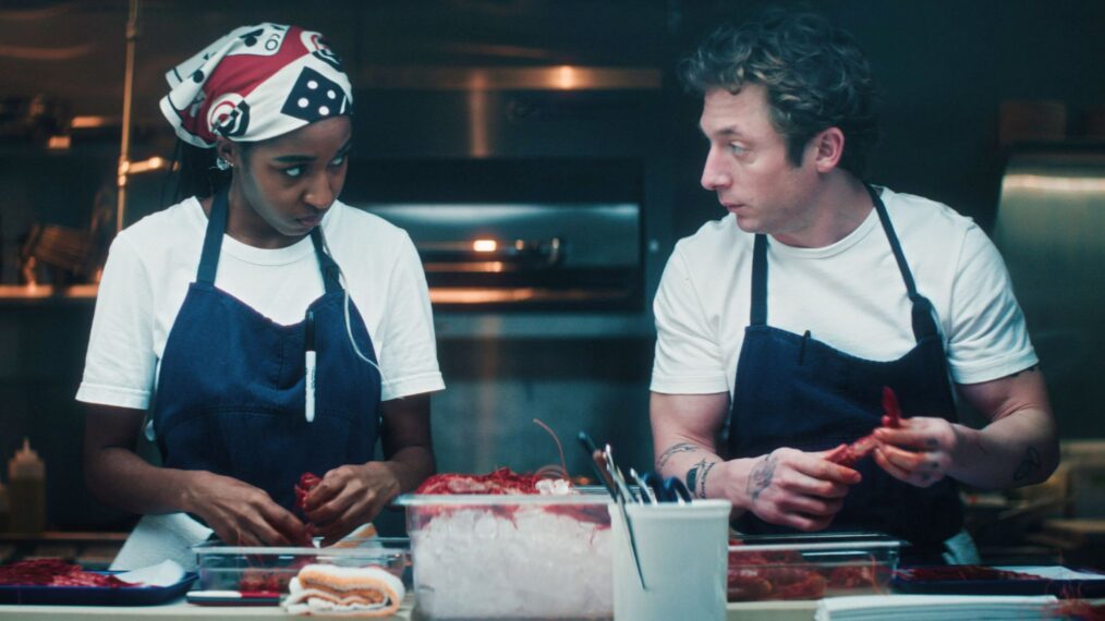 Ayo Edebiri and Jeremy Allen White in 'The Bear' Season 5