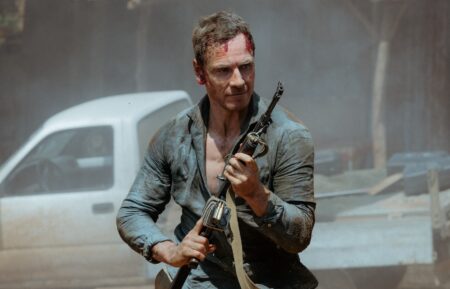 Michael Fassbender as Martian in The Agency, episode 10, season 2, streaming on Paramount+ 2026. Photo Credit: Luke Varley/Paramount+
