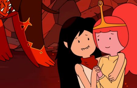 Bubblegum and Marceline in Adventure Time