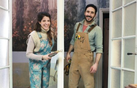Daphne Reckert and Ian Figuerira on Season 2 HGTV's 'Castle Impossible,' 2026.
