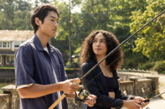 Joseph Chiu as Jordie, Aurora Perrineau as Chantal in Every Year After