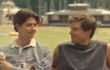 Matt Cornett and Michael Bradway as Sam and Charlie in Every Year After