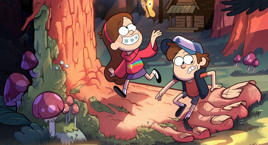 GRAVITY FALLS, (from left): Mabel, Dipper, (Season 1), 2012-. © Disney Channel / Courtesy: Everett Collection
