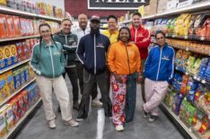 Contestants Claudette Zepeda, David Viana, Kevin Lee, Tobias Dorzon, Viet Pham, Aarthi Sampath, Gabe Bertaccini, and Einat Admony, 'Guy's Grocery Games: Global Games,' Season 1, Food Network, premieres July 8, 2026.