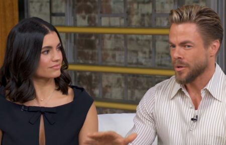 Hayley Erbert and Derek Hough on the June 5, 2026, episode of 'Good Morning America,' ABC.