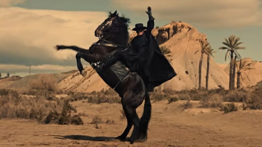 Jean Dujardin in 'Zorro,' MHz Choice, premieres June 30, 2026.