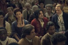 Jessica Alexander, Will Sharpe, and Paul Bettany, 'Amadeus' Season 1, Episode 5, Starz, June 5, 2026.