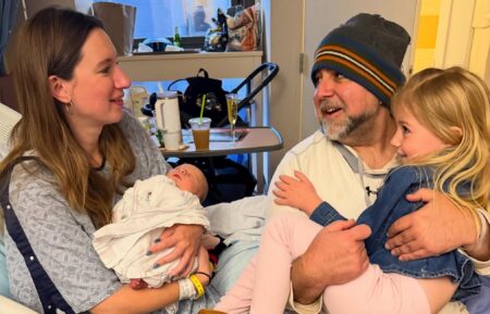 Johnna Colbry and Duff Goldman with kids Sam and Josephine, Instagram, May 10, 2026.