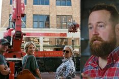 Joshua Nowell, Erin Napier, and Mallorie Rasberry via Ben Napier's Instagram, May 30, 2026; Ben Napier on Season 1, Episode 4 of HGTV's 'Home Town: Inn This Together,' May 31, 2026.