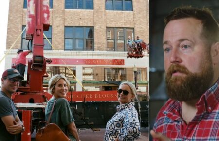 Joshua Nowell, Erin Napier, and Mallorie Rasberry via Ben Napier's Instagram, May 30, 2026; Ben Napier on Season 1, Episode 4 of HGTV's 'Home Town: Inn This Together,' May 31, 2026.