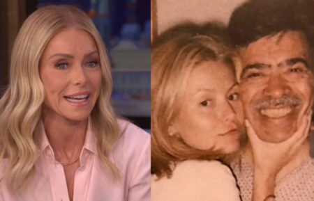 Kelly Ripa on the April 6, 2026, episode of 'Live With Kelly and Mark'; Kelly Ripa and Saul Consuelos, Instagram, June 21, 2026.