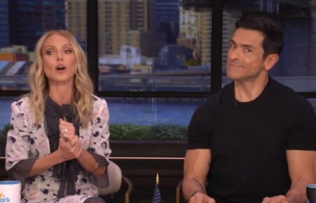 Kelly Ripa and Mark Consuelos on the June 4, 2026, episode of 'Live With Kelly and Mark.'