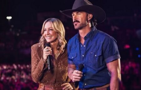 Lara Spencer and Riley Green