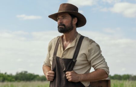 Little House on the Prairie. Warren Christie as John Edwards in episode 102 of Little House on the Prairie. Cr. Eric Zachanowich/Netflix © 2026