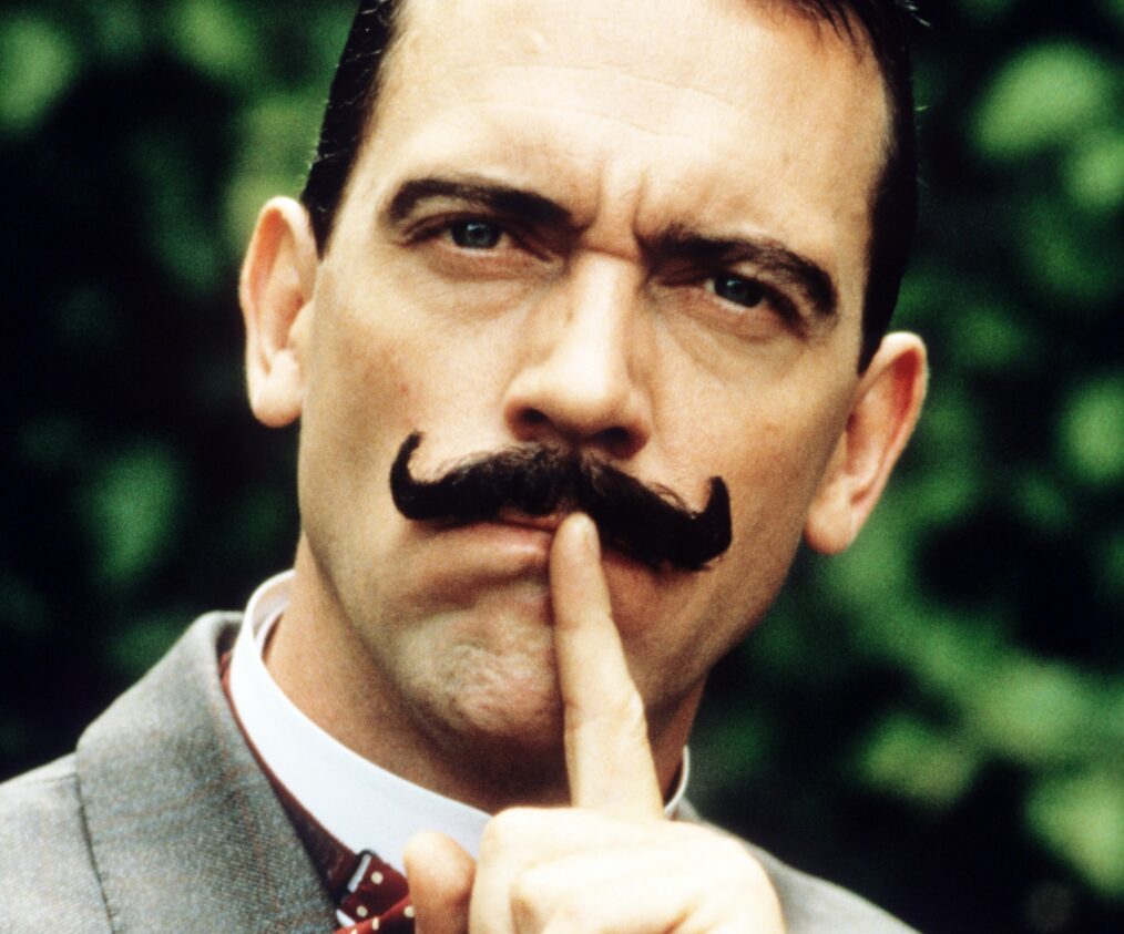 SPICE WORLD, Hugh Laurie as Hercule Poirot, 1997, ©