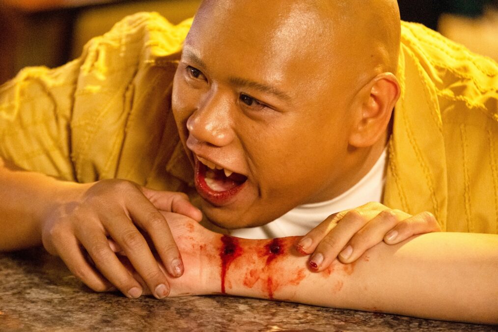 REGINALD THE VAMPIRE, Jacob Batalon, 'Undead Bedfellows', (Season 2, ep. 205, aired May 29, 2024). photo: James Dittiger / ©Syfy /Courtesy Everett Collection