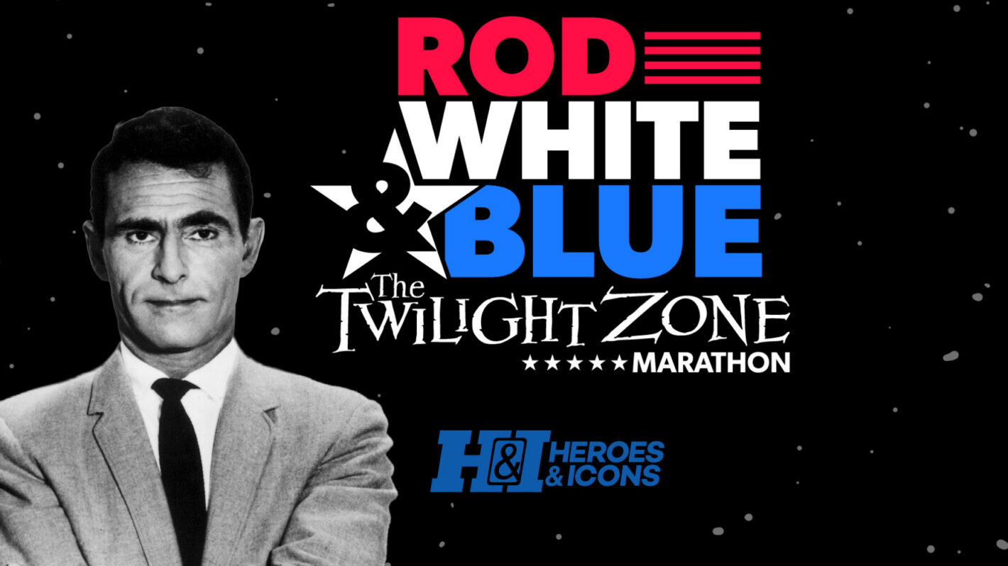 Rod White & Blue Twilight Zone Marathon art