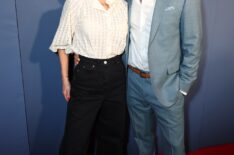 NEW YORK, NEW YORK - JUNE 02: (L-R) Kelli Giddish and Danny Pino attends the opening night of 'Every Brilliant Thing' at Hudson Theatre on June 02, 2026 in New York City. (Photo by Rob Kim/Getty Images)
