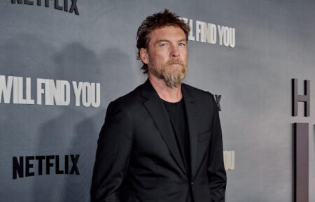 NEW YORK, NEW YORK - JUNE 17: Sam Worthington attends the premiere of "I Will Find You" at Paris Theater on June 17, 2026 in New York City. (Photo by Jenny Anderson/Getty Images for Netflix)