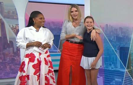 Sheinelle Jones, Jenna Bush Hager, and Poppy Hager on the June 25, 2026, episode of NBC's 'Today With Jenna & Sheinelle.'