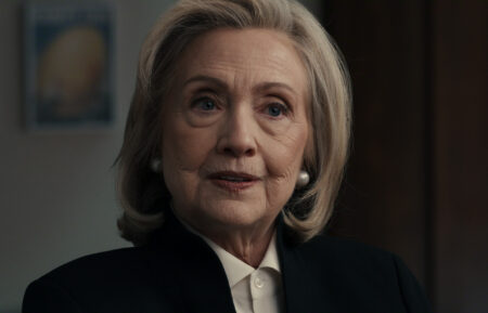 The American Experiment. Hillary Rodham Clinton in The American Experiment. Cr. Courtesy of Netflix © 2026