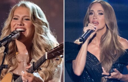 Hannah Harper and Carrie Underwood