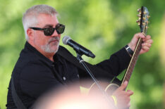 Grammy-winning American Idol Taylor Hicks performs outside of Bryant-Denny Stadium prior to the game between the Texas Longhorns and Alabama Crimson Tide on September 09, 2023