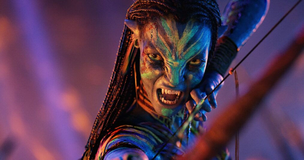 Zoe Saldana as Neytiri in 'Avatar: Fire and Ash'