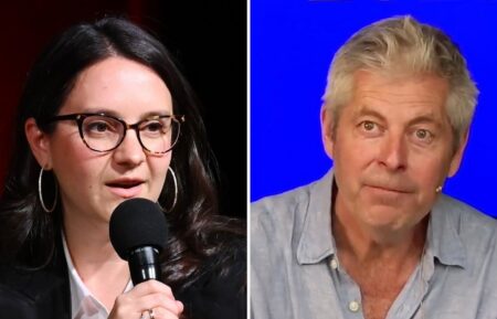 Bari Weiss and Justin Webb