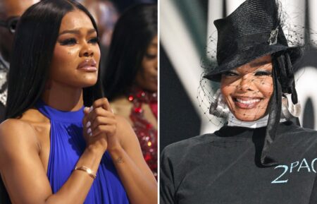 Teyana Taylor and Janet Jackson at BET Awards