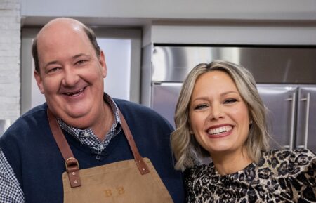 Brian Baumgartner and Dylan Dreyer