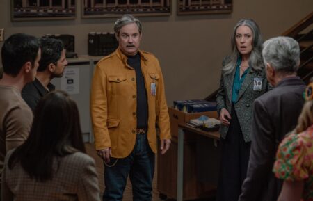 RJ Hatanaka as Tyler Green, Adam Rodriguez as Luke Alvez, Paul F. Tompkins as Brian Garrity, and Paget Brewster as Emily Prentiss — 'Criminal Minds: Evolution' Season 19 Episode 6