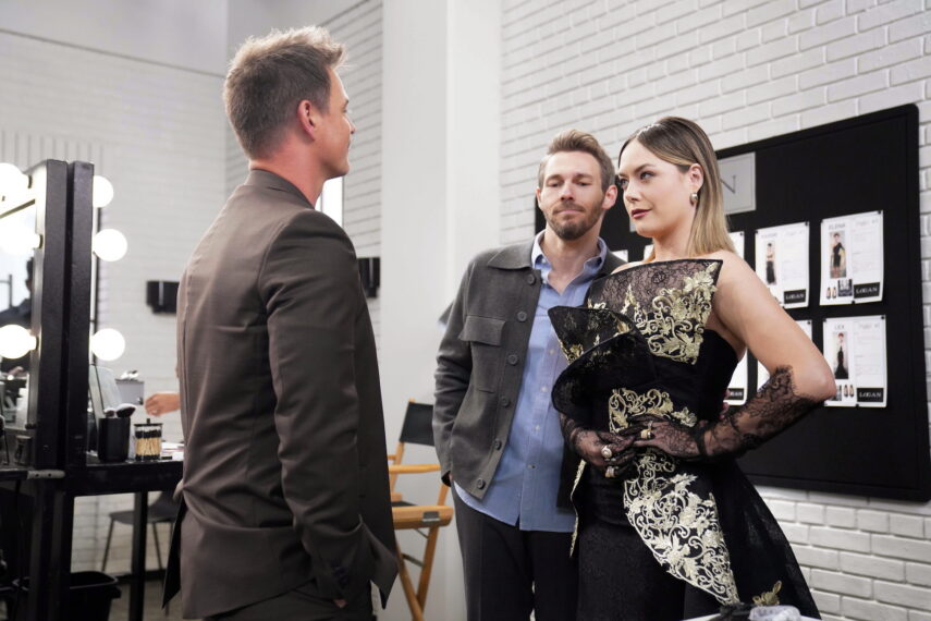 Darin Brooks, Scott Clifton, Annika Noelle - 'The Bold and the Beautiful'