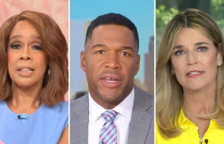 Gayle King, Michael Strahan, Savannah Guthrie