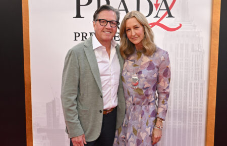 Rick McVey and Lara Spencer attend the world premiere of The Devil Wears Prada 2 at Lincoln Center in New York, New York