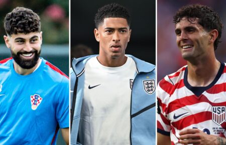 Joško Gvardiol (Croatia); Jude Bellingham (England), Christian Pulisic (United States)