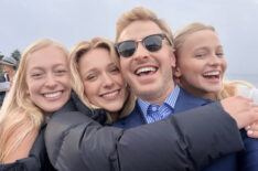 Josh Dallas with Parker Lapaine, Madison Wolfe, and Elysia Roorbach