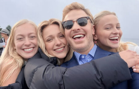 Josh Dallas with Parker Lapaine, Madison Wolfe, and Elysia Roorbach