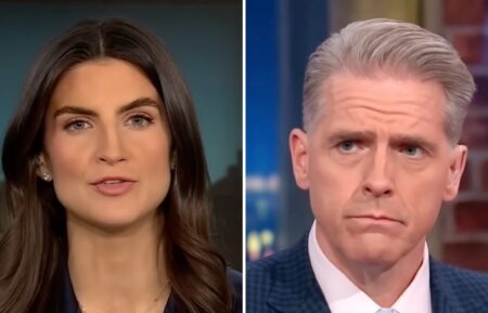 Kaitlan Collins and Scott Jennings