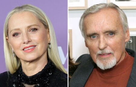 Katherine LaNasa and Dennis Hopper