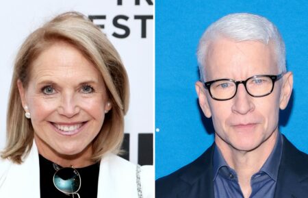Katie Couric and Anderson Cooper