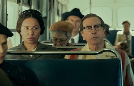 Jurnee Smollett and Larry David in 'Life, Larry and the Pursuit of Unhappiness'