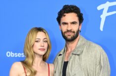 Lili Reinhart and Tom Bateman attend Prime Video's inaugural Obsessed Fest event at Nya Studios on June 27, 2026 in Los Angeles, California.